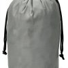 Stuff Sack 5 x 10 Inch Waterproof Outdoor Storage Drawstring Bag Gray-0