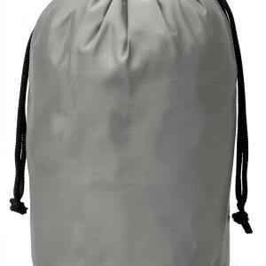 Stuff Sack 5 x 10 Inch Waterproof Outdoor Storage Drawstring Bag Gray-0