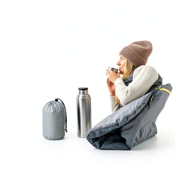 Stuff Sack 5 x 10 Inch Waterproof Outdoor Storage Drawstring Bag Gray-5