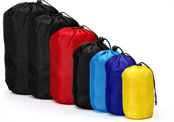Stuff Sack 9x16 Waterproof Outdoor Ultralight Drawstring Bag Yellow-3