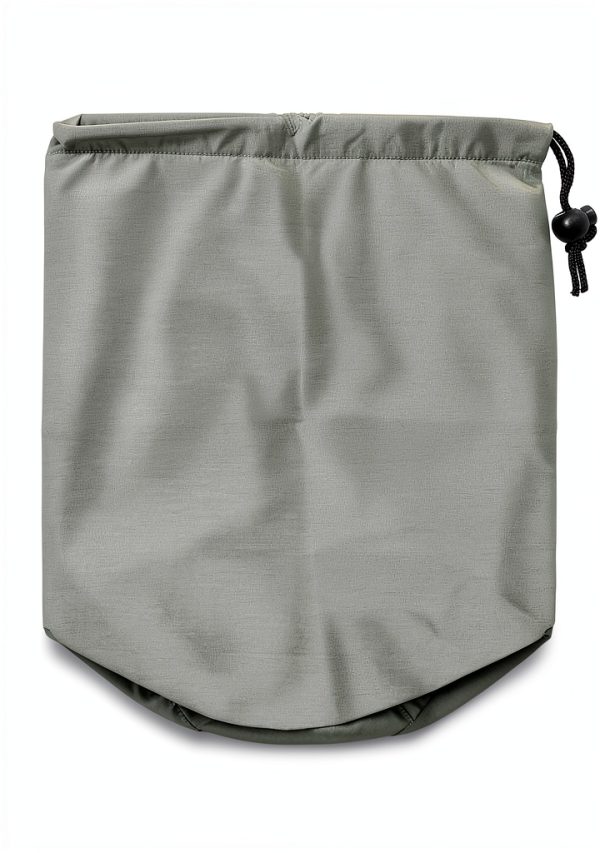 Stuff Sack 5 x 10 Inch Waterproof Outdoor Storage Drawstring Bag Gray-1