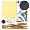 Stuff Sack 9x16 Waterproof Outdoor Ultralight Drawstring Bag Yellow-4