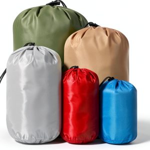 Small Drawstring Bags VESPERBUDDY 5-Pack Ultralight 3L-20L Set-0